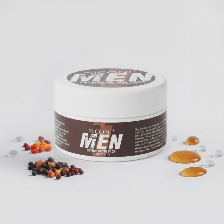 Niconi Men & Women Enzyme De-Tan Pack For Face & Body (300g)